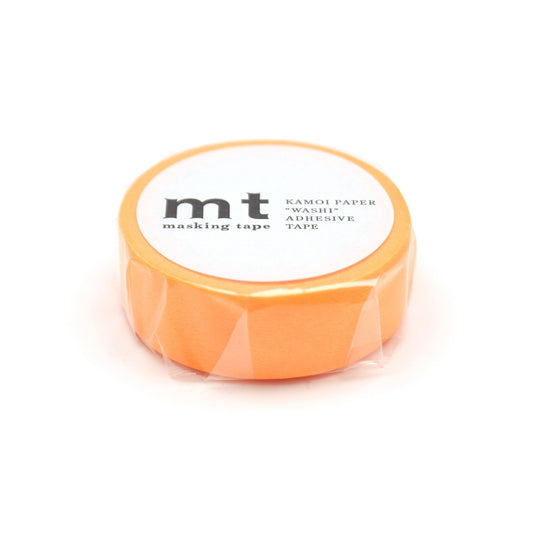 MT Basic Washi Tape Shocking Orange 7m