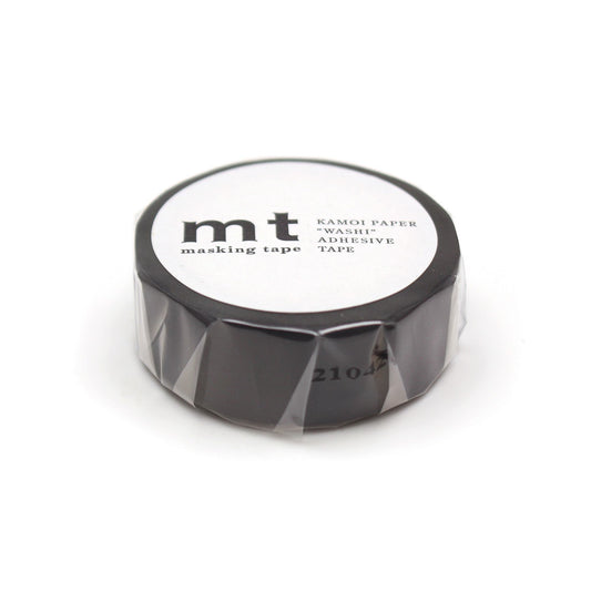 MT Basic Washi Tape Matte Black 7m