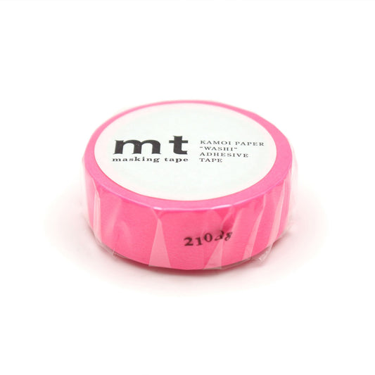 MT Basic Washi Tape Shocking Pink 7m