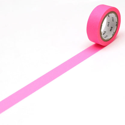 MT Basic Washi Tape - Shocking Pink 7m
