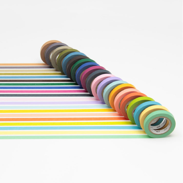 MT 20 Colours Washi Tape Set (7m)