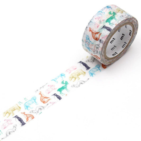 (DC) MT Christmas 2019 Washi Tape Winter Animals
