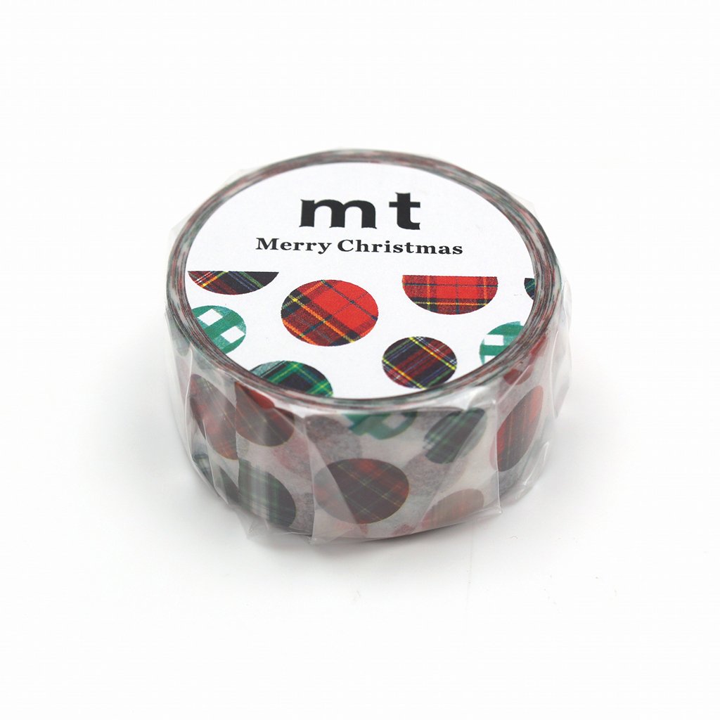 MT Masking Tape Christmas Washi Tape Christmas Check Dot