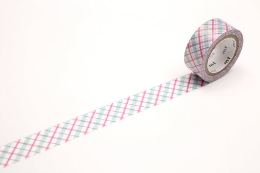 MT Fab Washi Tape Check Purple