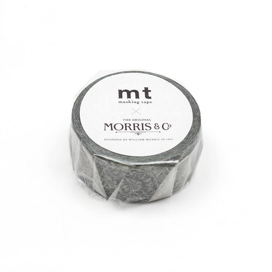 MT x William Morris Washi Tape Pure Honeysuckle &amp; Tullip Black ink