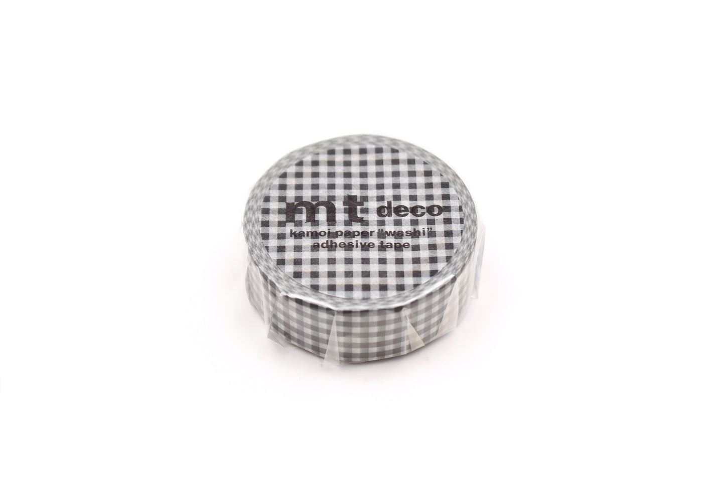 MT Deco Washi Tape - Delicate Black Checkered