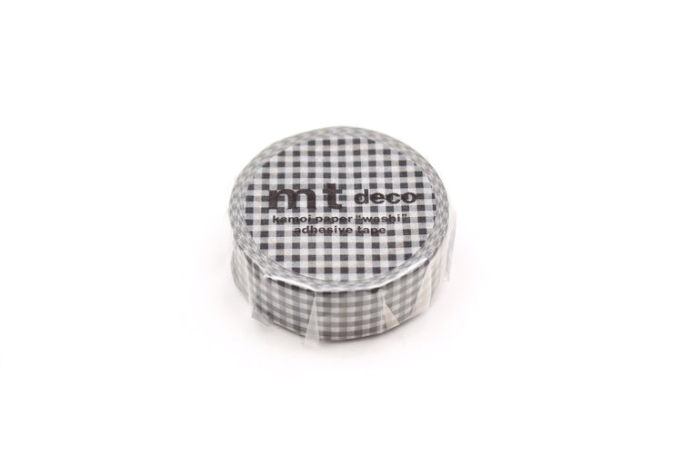 MT Deco Washi Tape Delicate Black Checkered