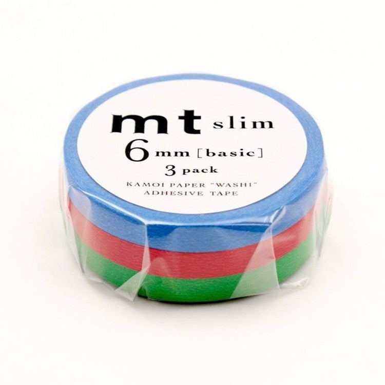 MT Slim 6mm Washi Tape Set H