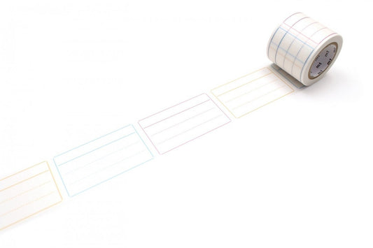 MT Perforated Label Tape Memo Ruled