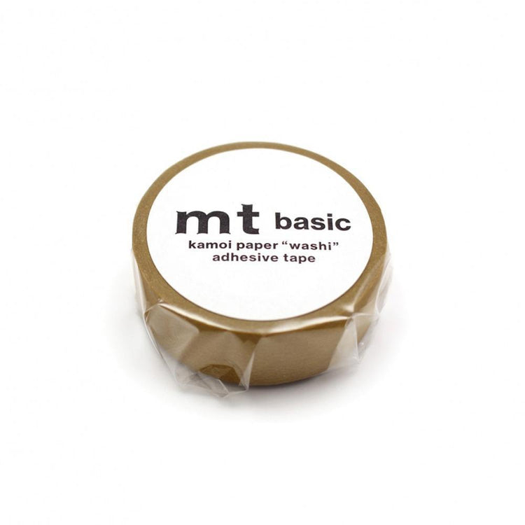 MT Basic Washi Tape Matte Mustard 7m